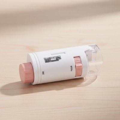 Microscope enfant débutant rose