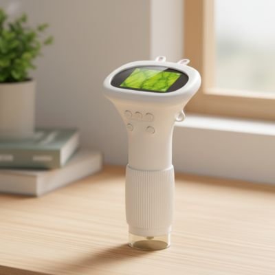 microscope enfant nature blanc