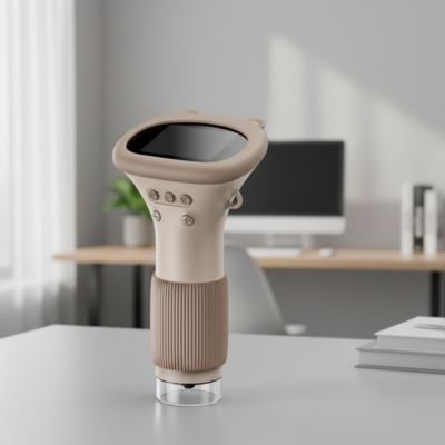 microscope enfant nature beige