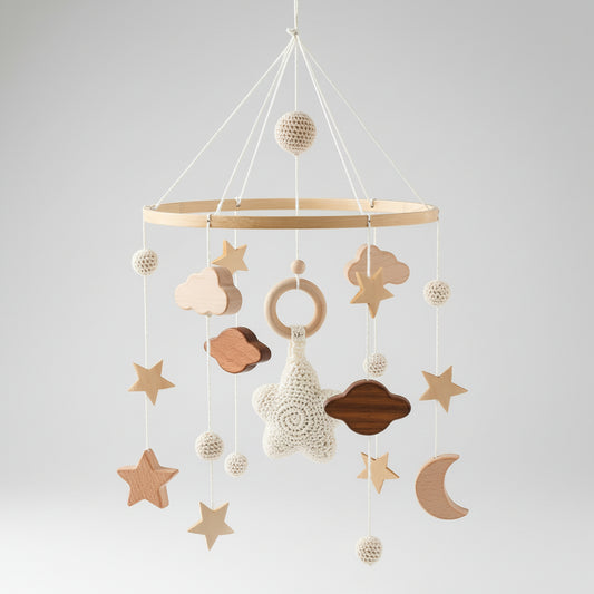 Mobile pour bébé motif etoile