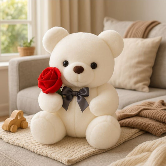 ours en peluche nounours blanc