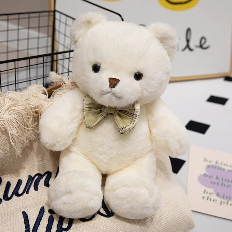 ours en peluche ultra doux blanc