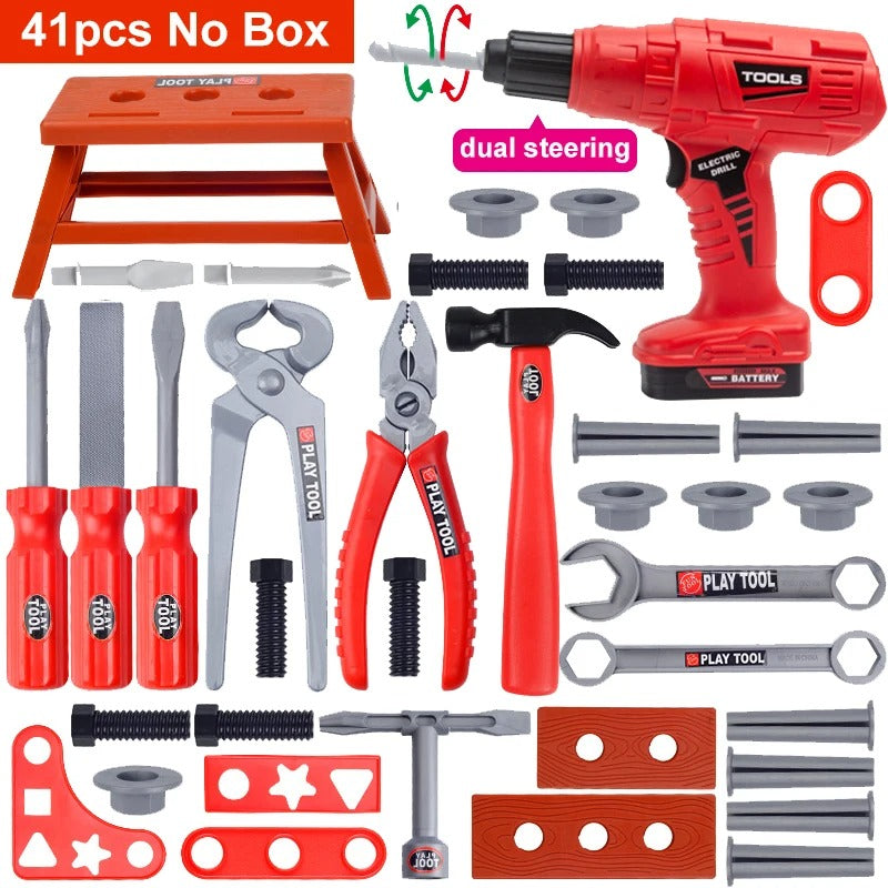 Outils bricolage enfant 41 pièces sans boîte