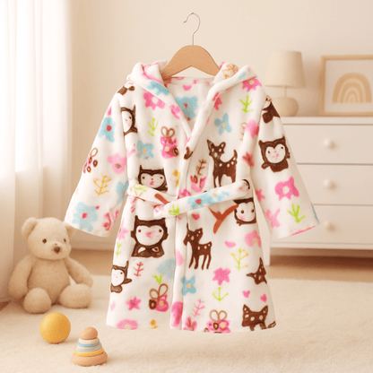 peignoir enfant rêve zoo