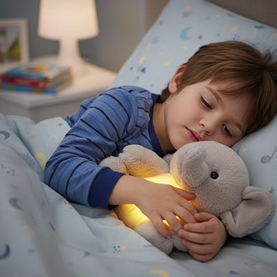 peluche interactive lumineuse 