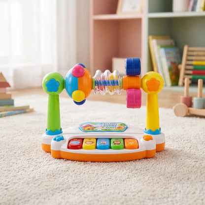 Piano bébé interactif dans une chambre enfant