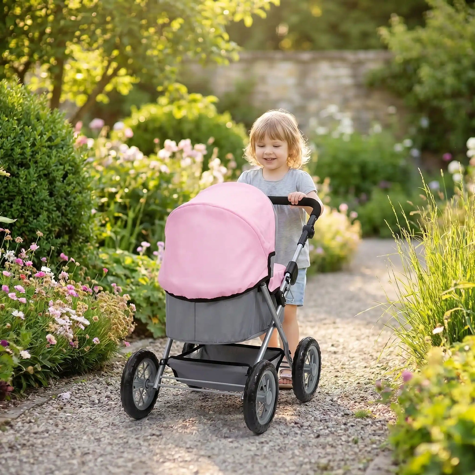 Poussette jouet extérieur pour enfant
