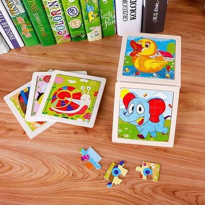 puzzle bebe éveil colore dans la bibliothéque