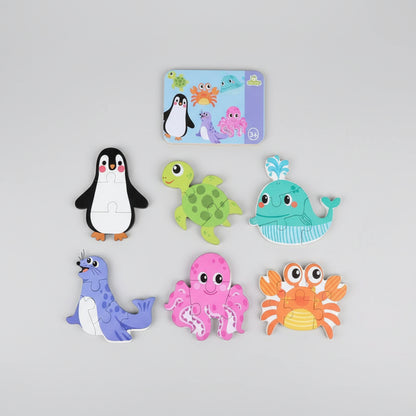 puzzle bébé océan animaux marins