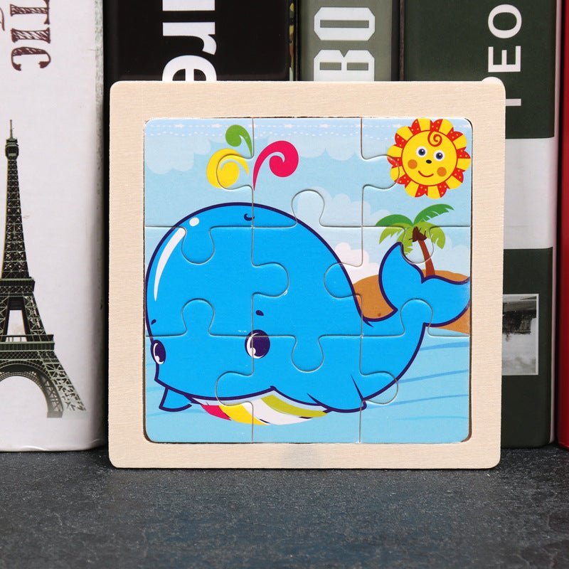 puzzle bébé sensoriel baleine
