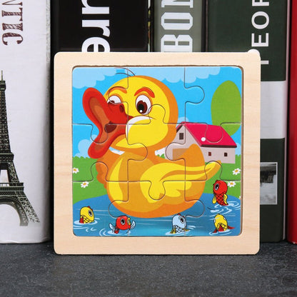 puzzle bébé sensoriel canard