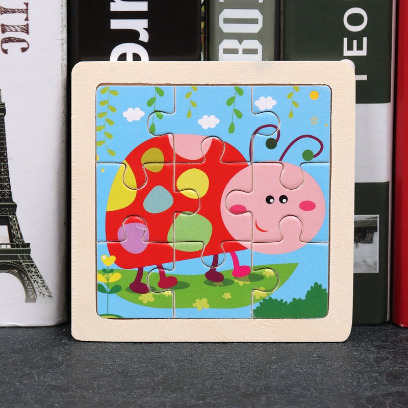 puzzle bebe sensoriel coccinelle