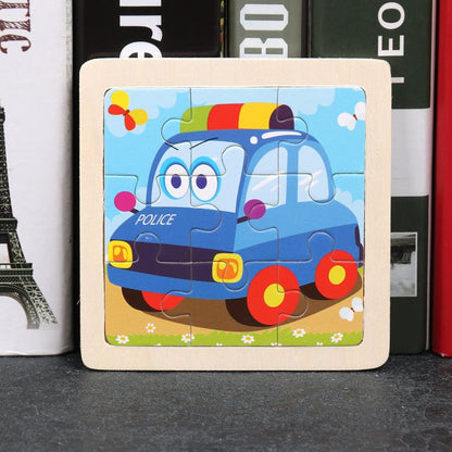 puzzle bébé sensoriel  voiture de police