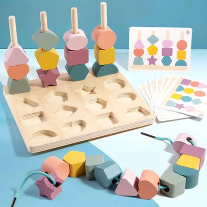 puzzle encastrement bébé formes bois