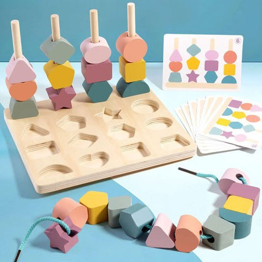 puzzle encastrement bébé formes bois
