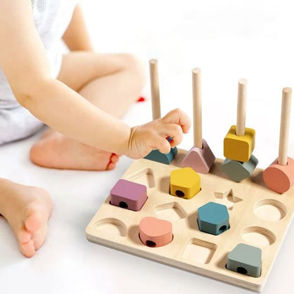 puzzle encastrement bébé motricité fine