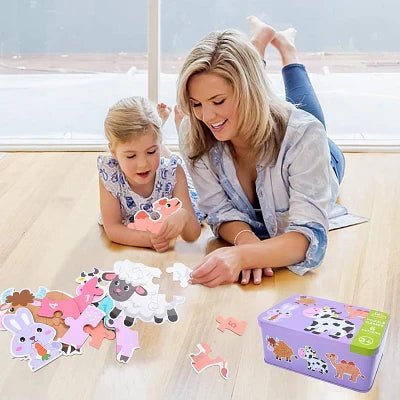 Puzzle Montessori - BabyPuzzle™ - Bétail - Joujoux Bebe