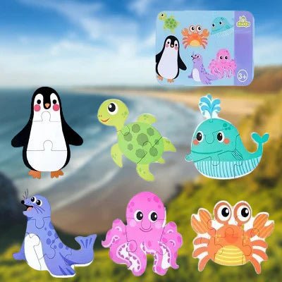Puzzle Montessori - BabyPuzzle™ - Océan - Joujoux Bebe