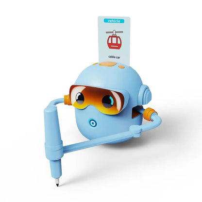 Robot dessin bleu