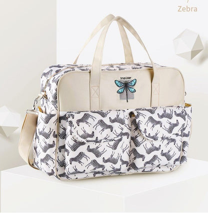 sac a bandouliere elegancia zébré noir blanc