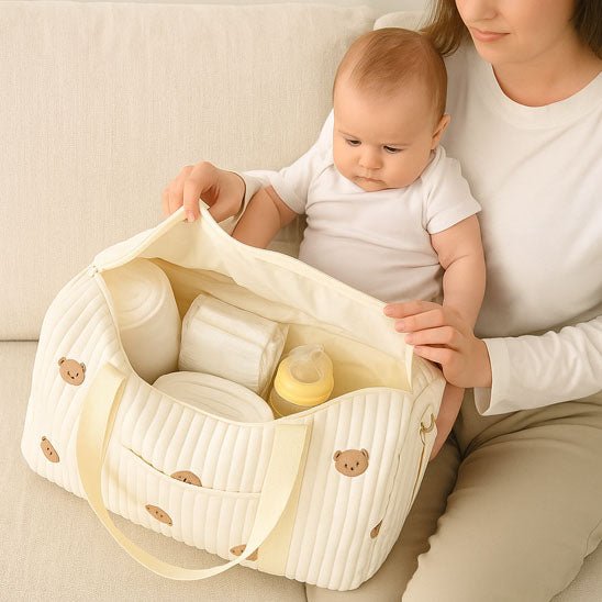 sac a langer bebe petit ours plein