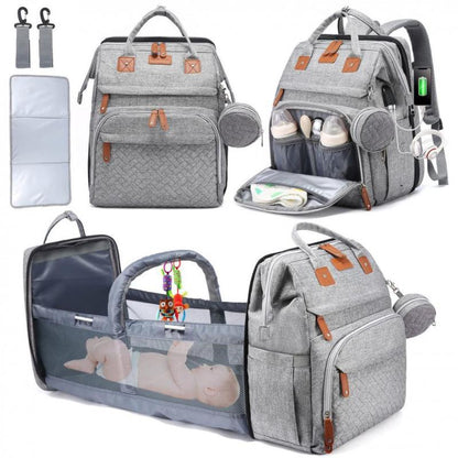 sac a langer kozibag gris convertible lit