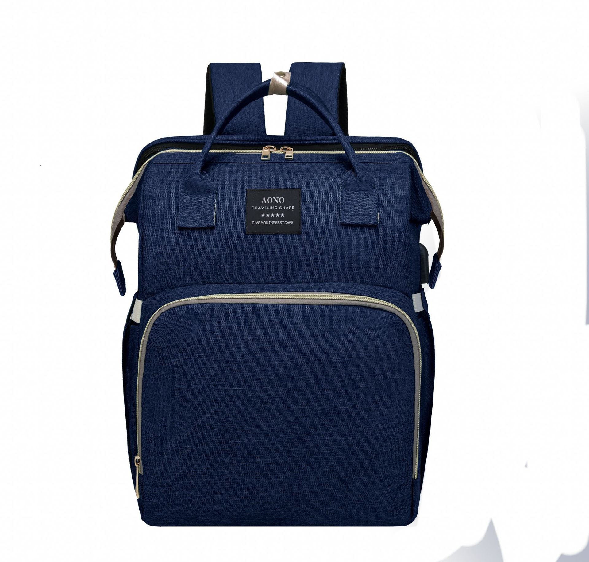 sac a langer lit bebe bleu