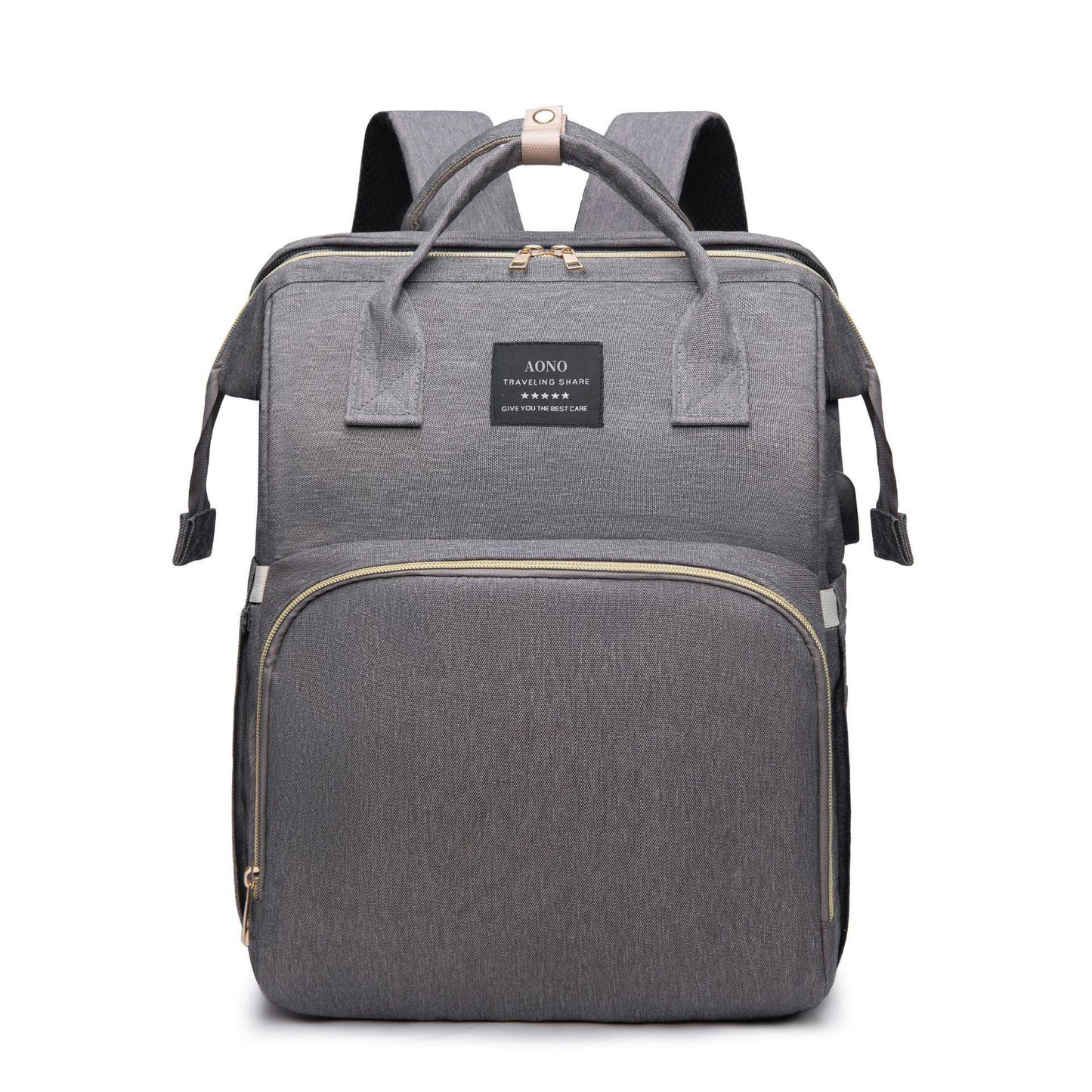 sac a langer lit bebe gris