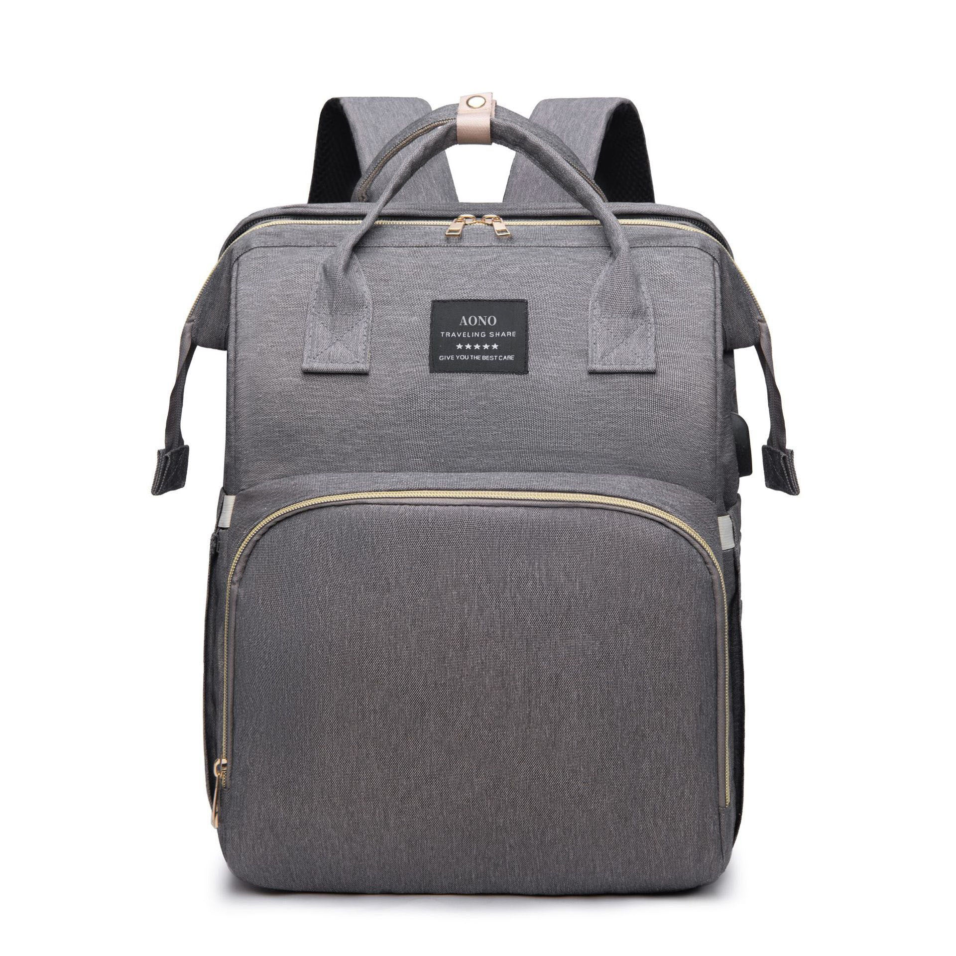 sac a langer lit bebe gris
