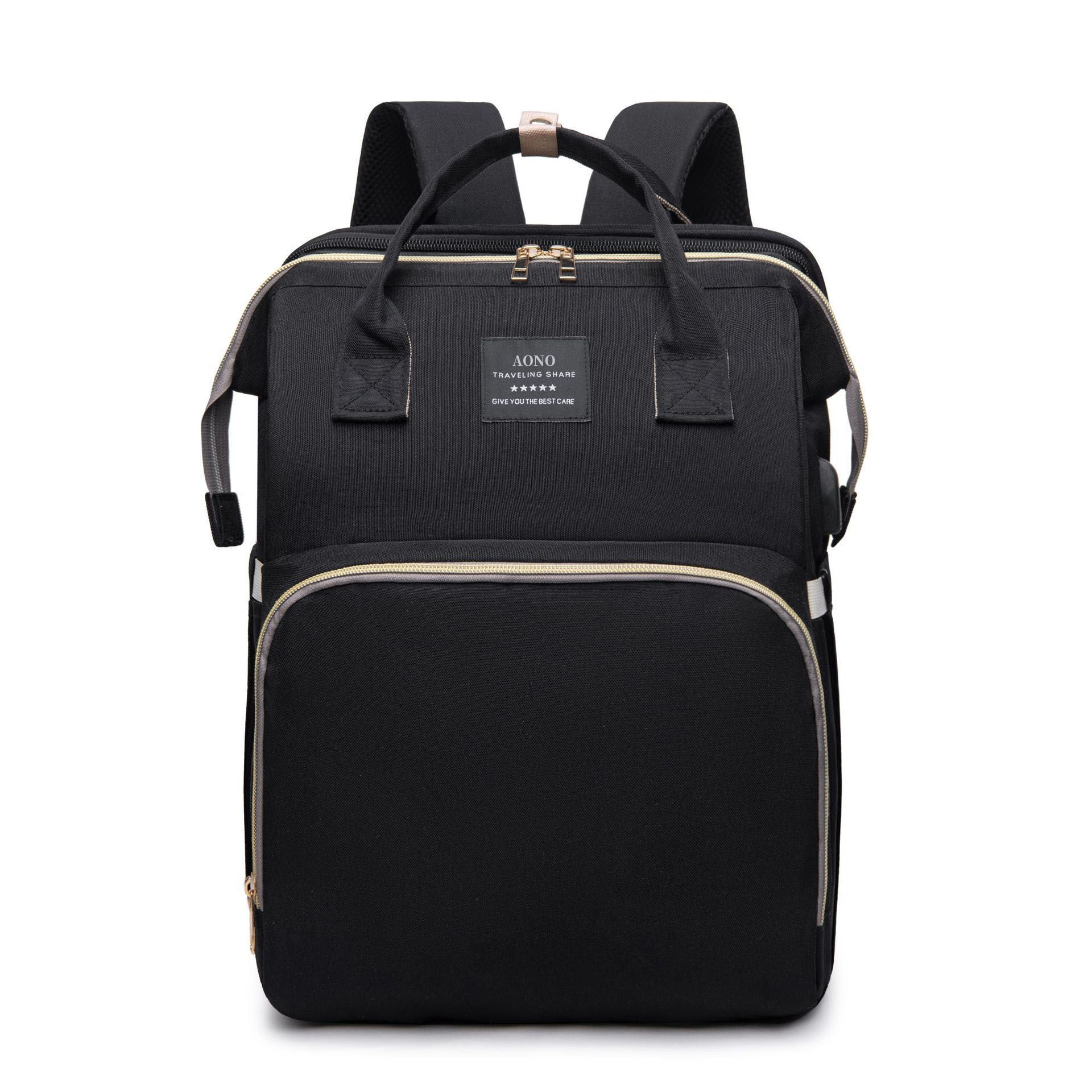 sac a langer lit bebe noir