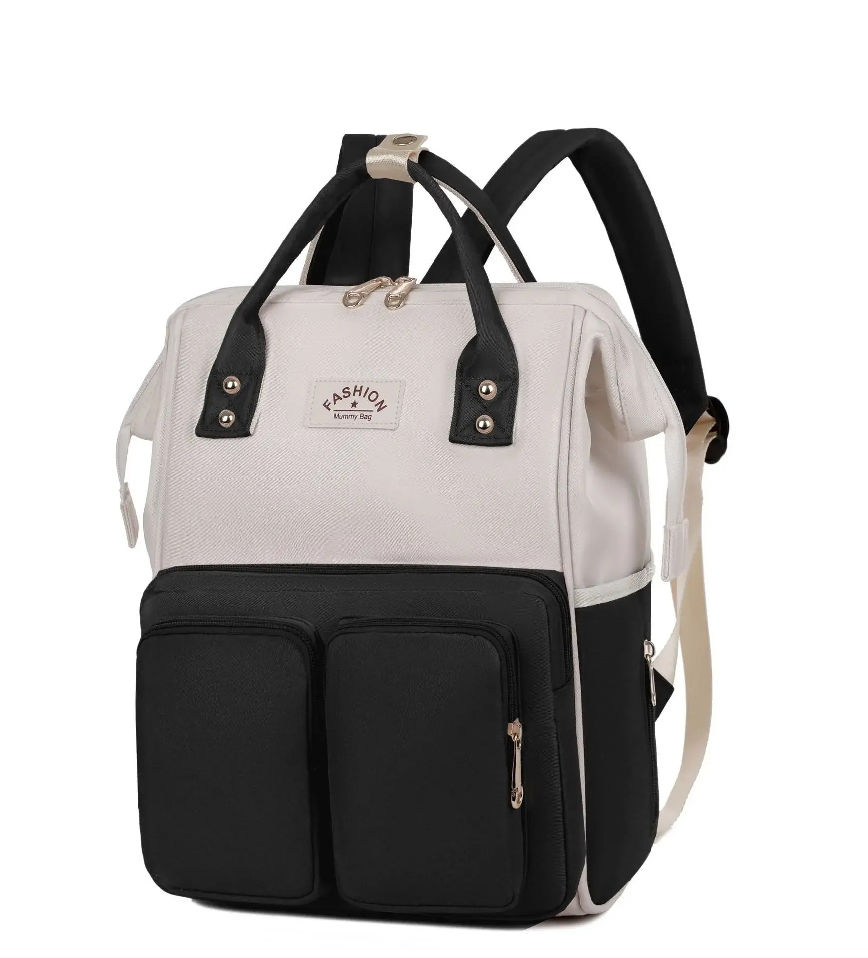 sac a langer petit luxe noir et blanc