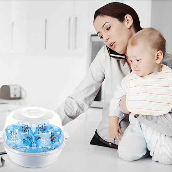 sterilisateur biberon avec maman