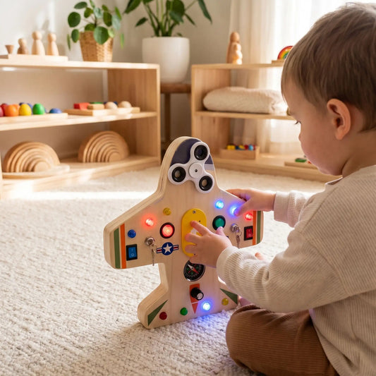 tableau d’activité bébé lumineux Montessori