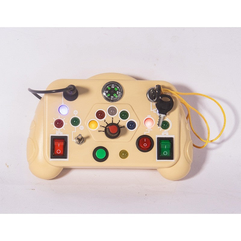 tableau montessori busyboardcircuit beige