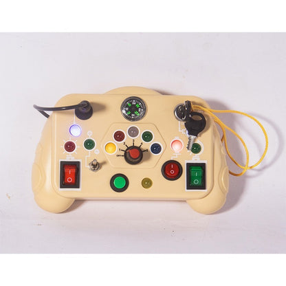 tableau montessori busyboardcircuit beige