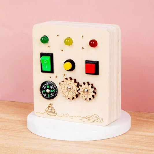 Tableau Montessori - BusyBoardCircuit™ - Boussole - Joujoux Bebe