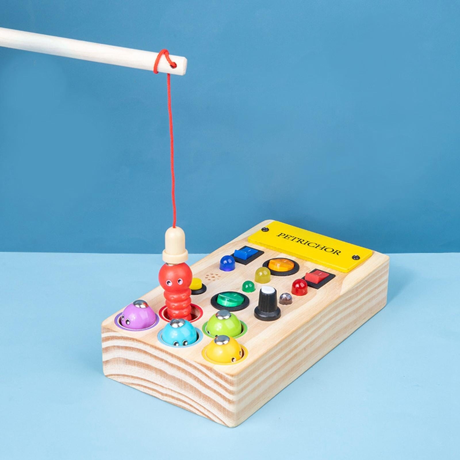 Tableau Montessori - BusyBoardCircuit™ - Pêche - Joujoux Bebe