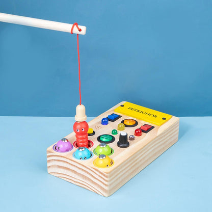 Tableau Montessori - BusyBoardCircuit™ - Pêche - Joujoux Bebe