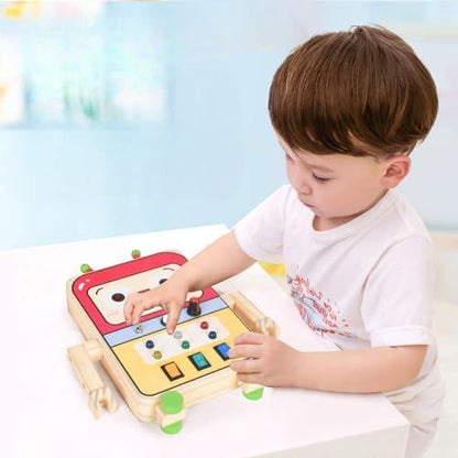 Tableau Montessori - BusyBoardCircuit™ - Robot - Joujoux Bebe