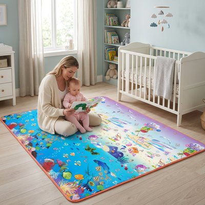 Tapis de jeu bébé maman et bébé