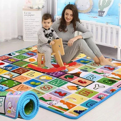 tapis d'éveil coloré éveil et motricité avec maman et enfant
