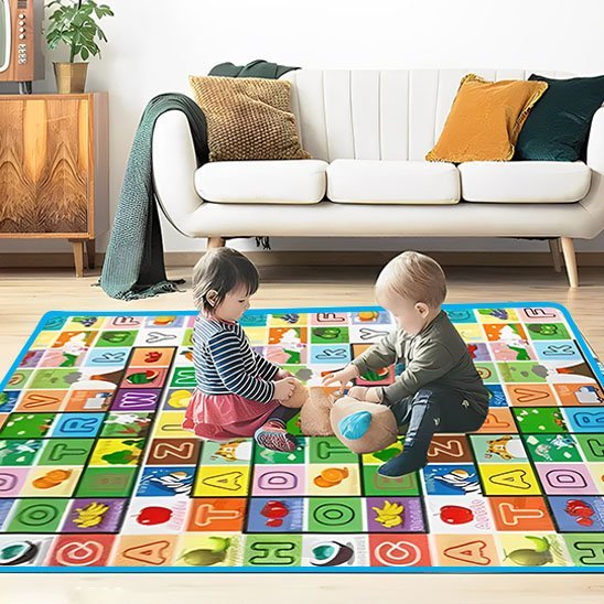 tapis d'éveil coloré éveil et motricité et enfants