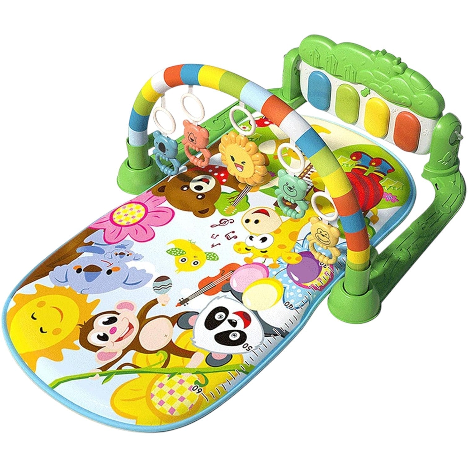 Tapis d’Éveil - KiddoMat™ - Forêt Enchantée Verte - Joujoux Bebe