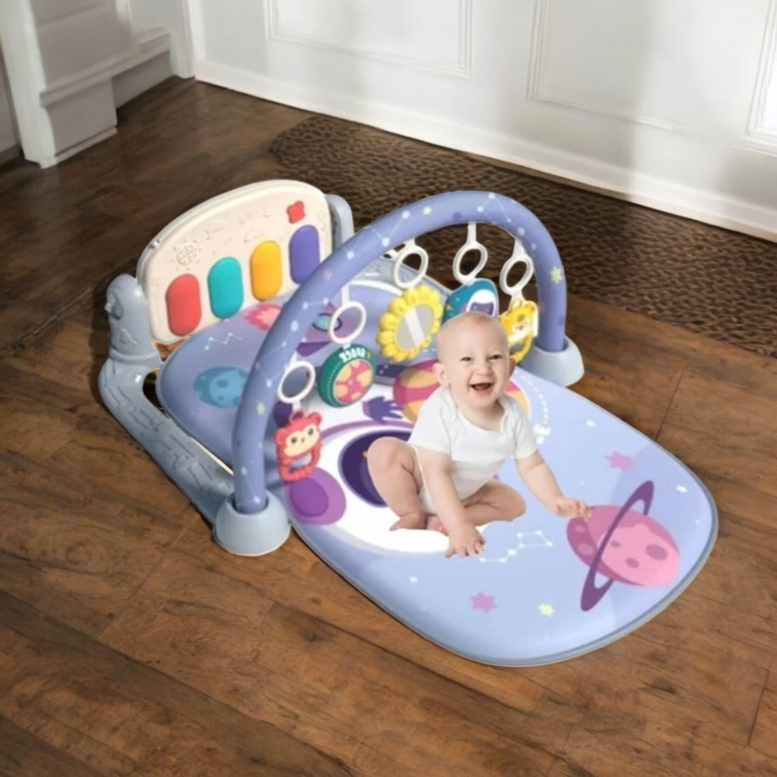 Tapis d’Éveil - KiddoMat™ - Voyage Galactique - Joujoux Bebe
