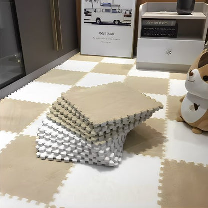 Tapis puzzle bébé dalles empilées