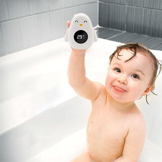 thermometre bain bebe aquamimi pingouin
