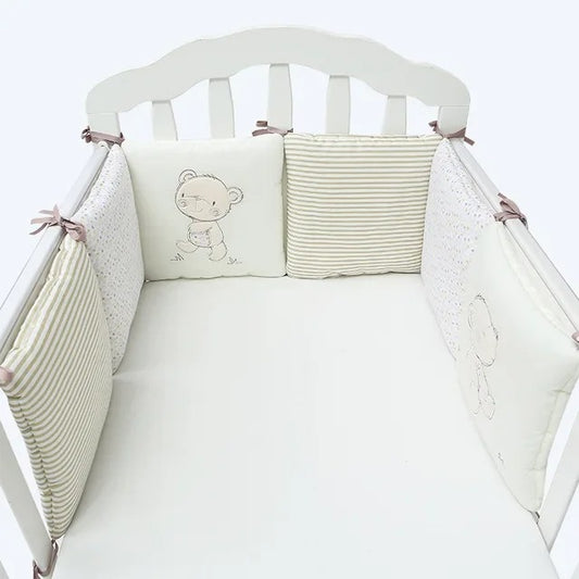 Tour de lit bébé ourson brun