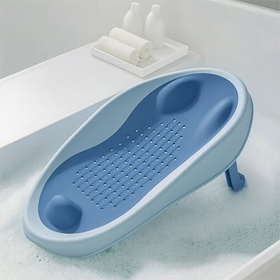 transat de baignoire bebe bleu