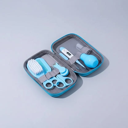 trousse de toilette bebe bleu